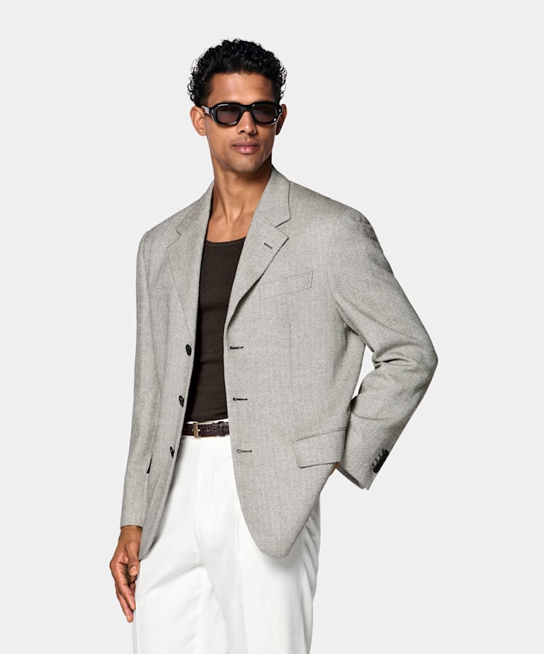 Brown Ribbed Tank Top